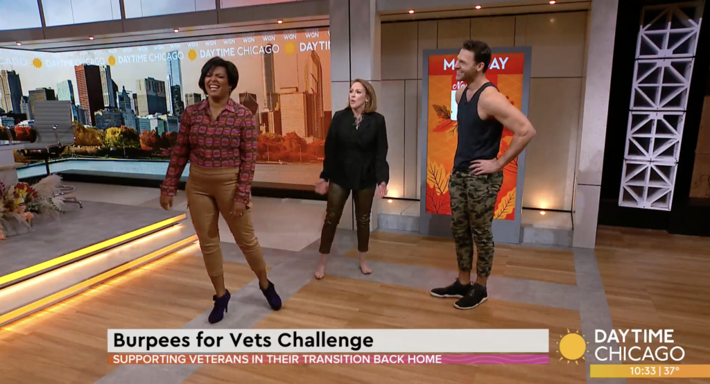 Joey Thurman Takes the Burpees for Vets Challenge